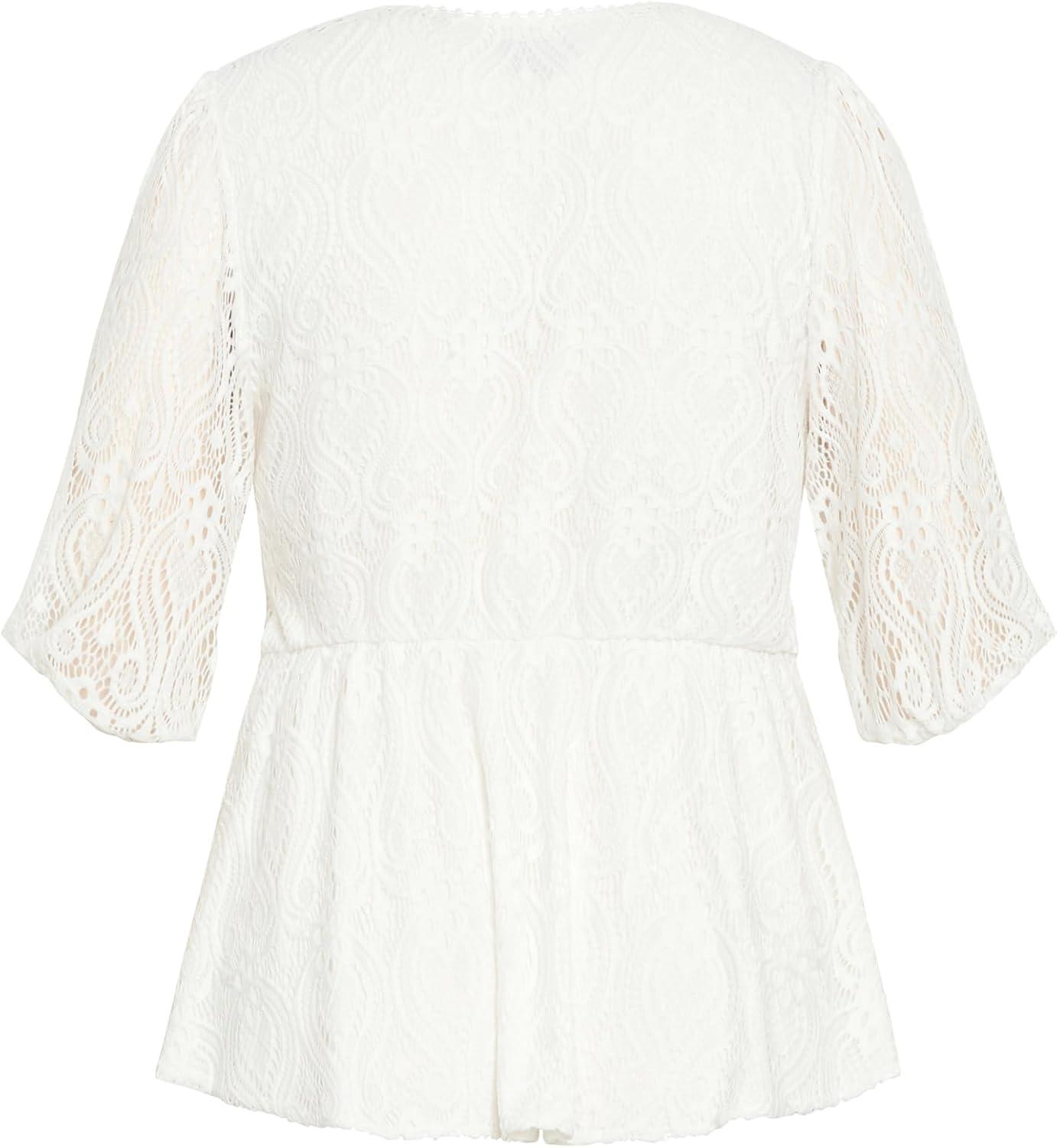 image:imageCity Chic Womens Plus Size Top AriahCream
