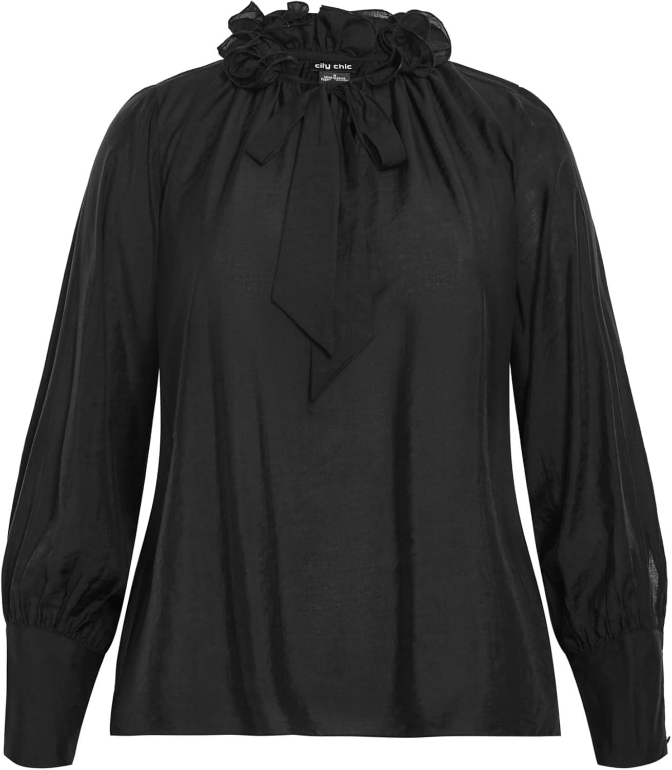 image:imageCity Chic Womens Plus Size Top CeceliaBlack