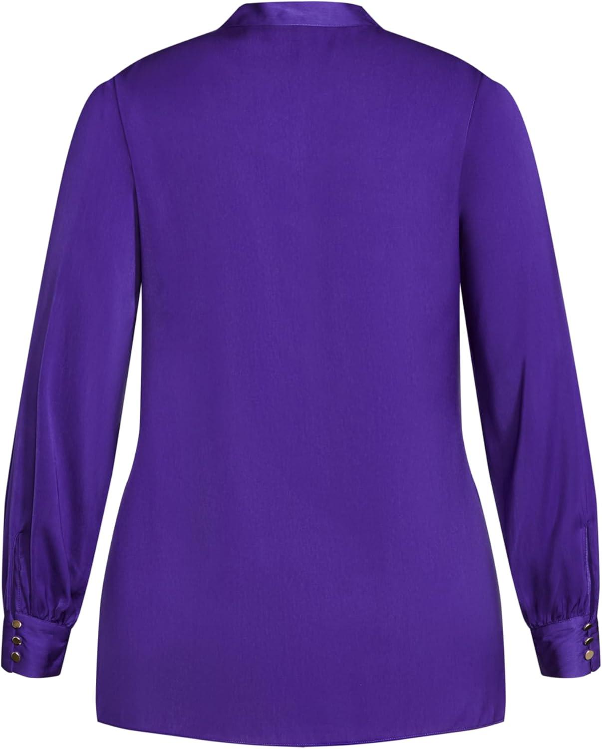 image:imageCity Chic Womens Plus Size Top ChanaPurple