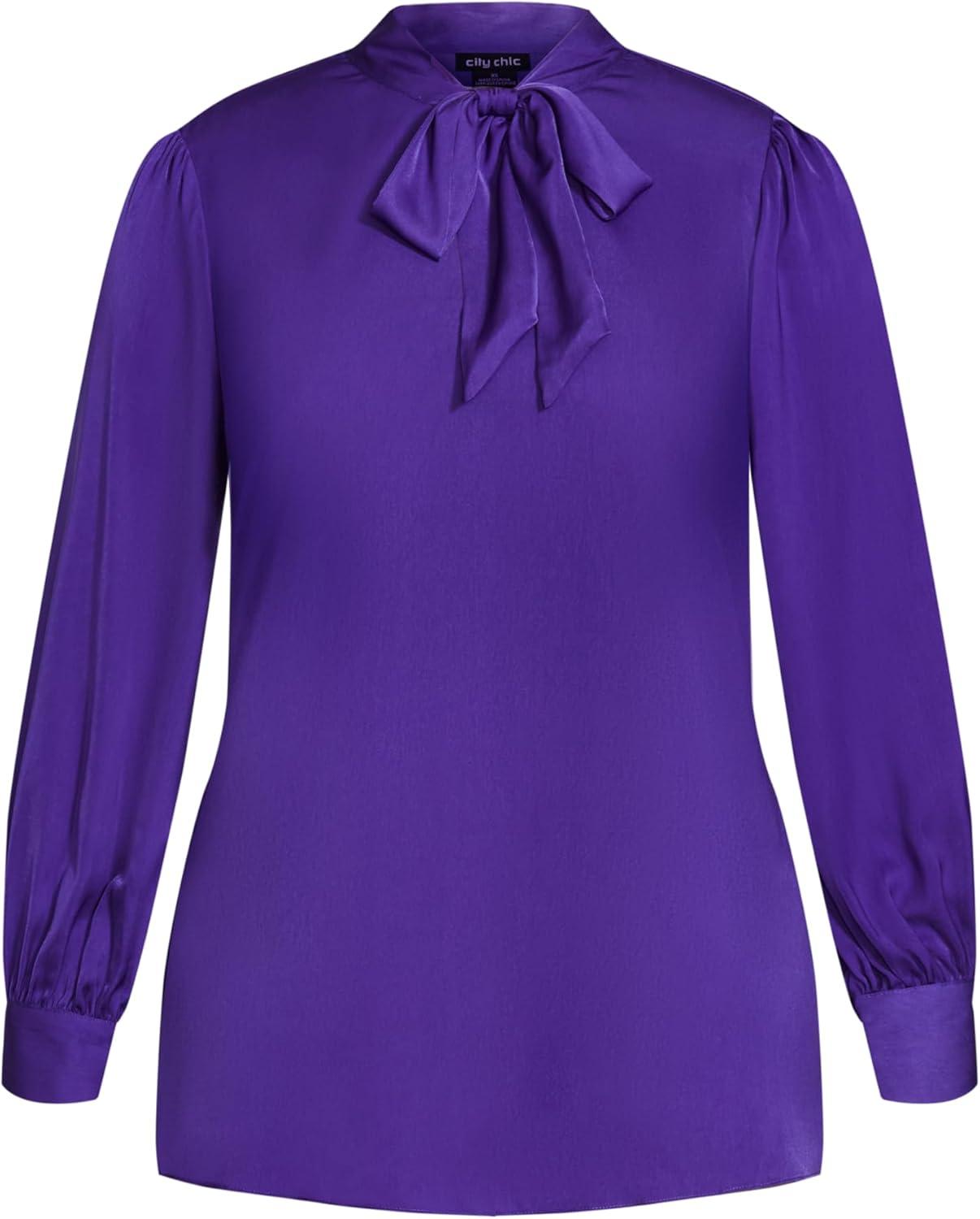 image:imageCity Chic Womens Plus Size Top ChanaPurple