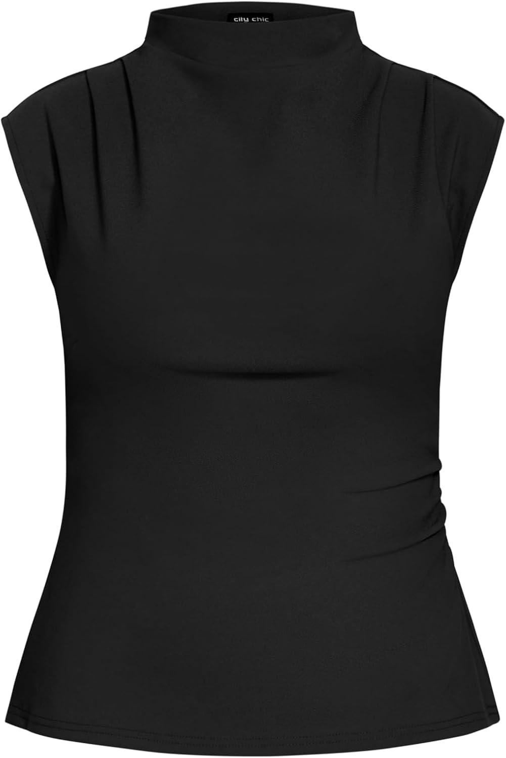 image:imageCity Chic Womens Plus Size Top CharlizeBlack
