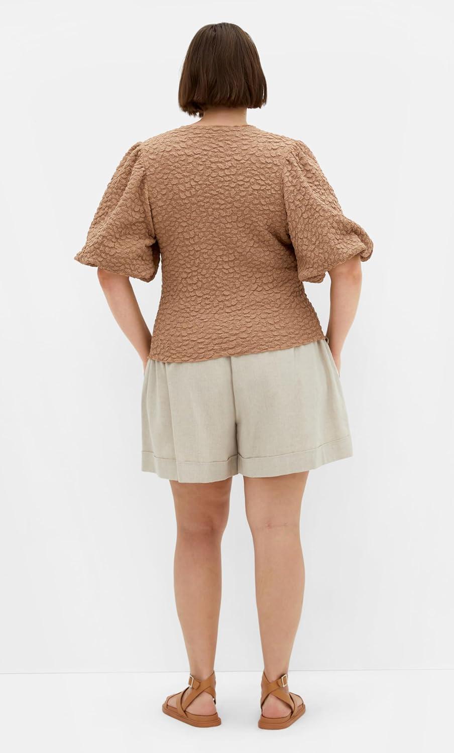 image:imageCity Chic Womens Plus Size Top ChrissieNeutral