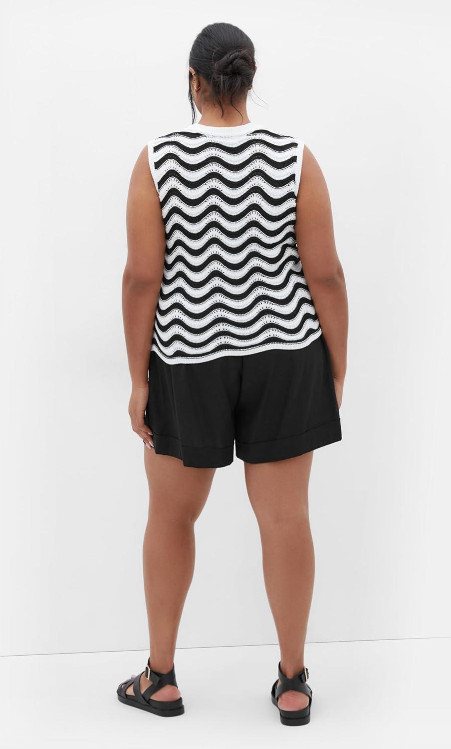 image:imageCity Chic Womens Plus Size Top Cornelia WaveWave