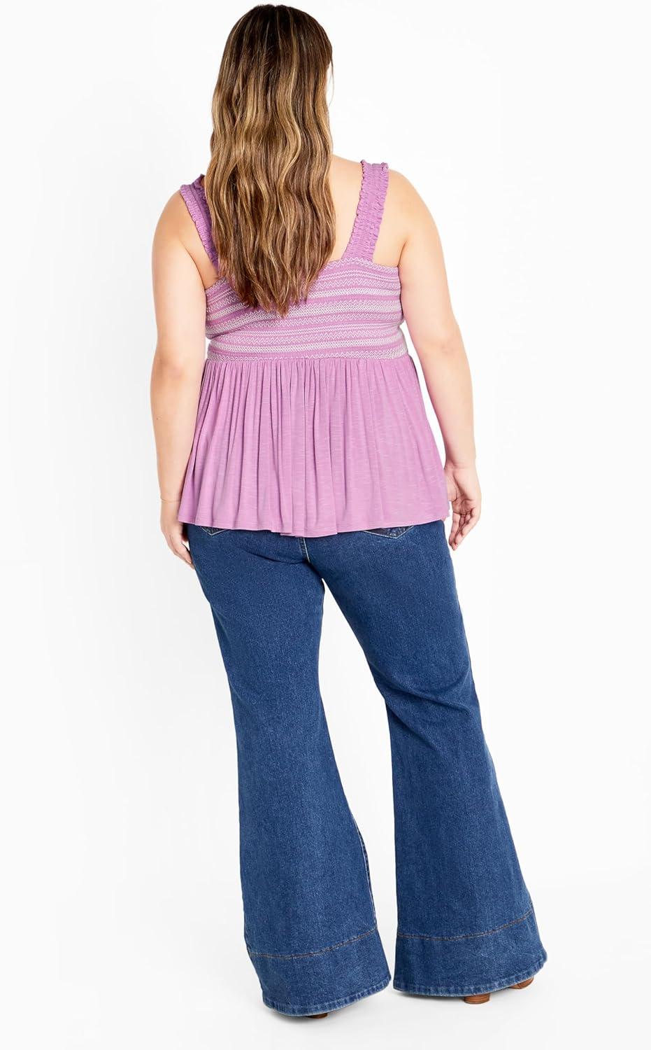 image:imageCity Chic Womens Plus Size Top DanniViolet
