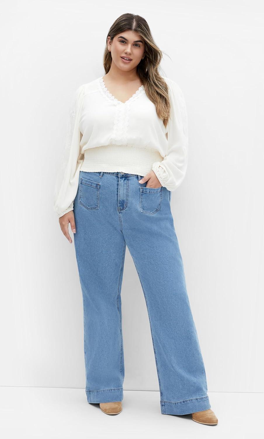 image:imageCity Chic Womens Plus Size Top FrankieIvory