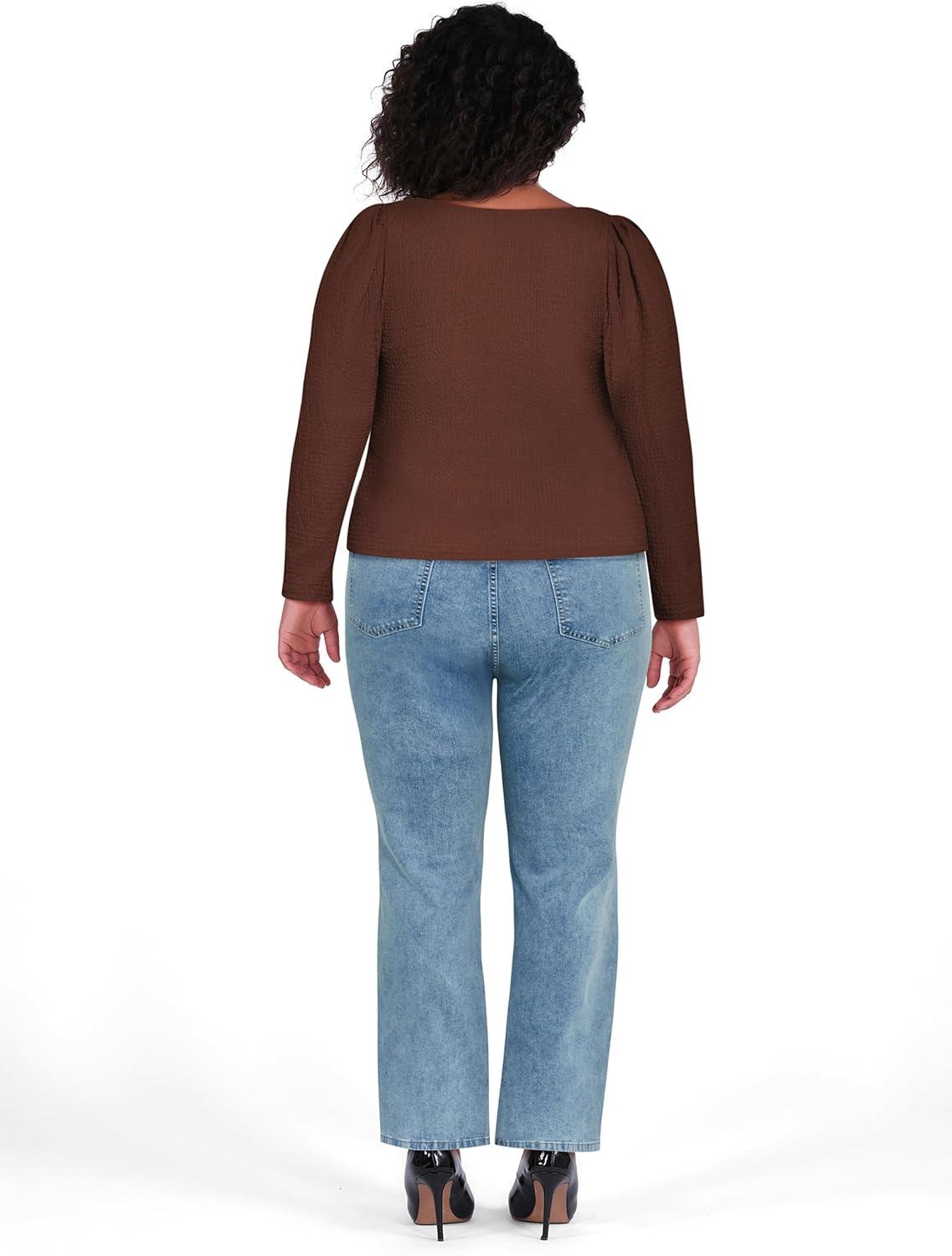 image:imageCity Chic Womens Plus Size Top JacquelineChocolate