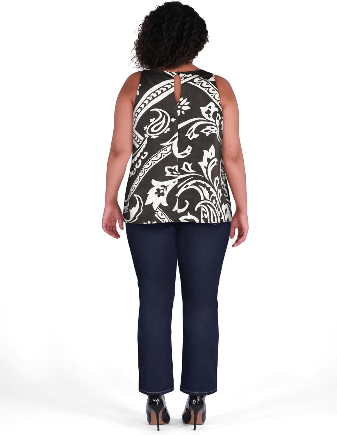 image:imageCity Chic Womens Plus Size Top JazlynPaisley