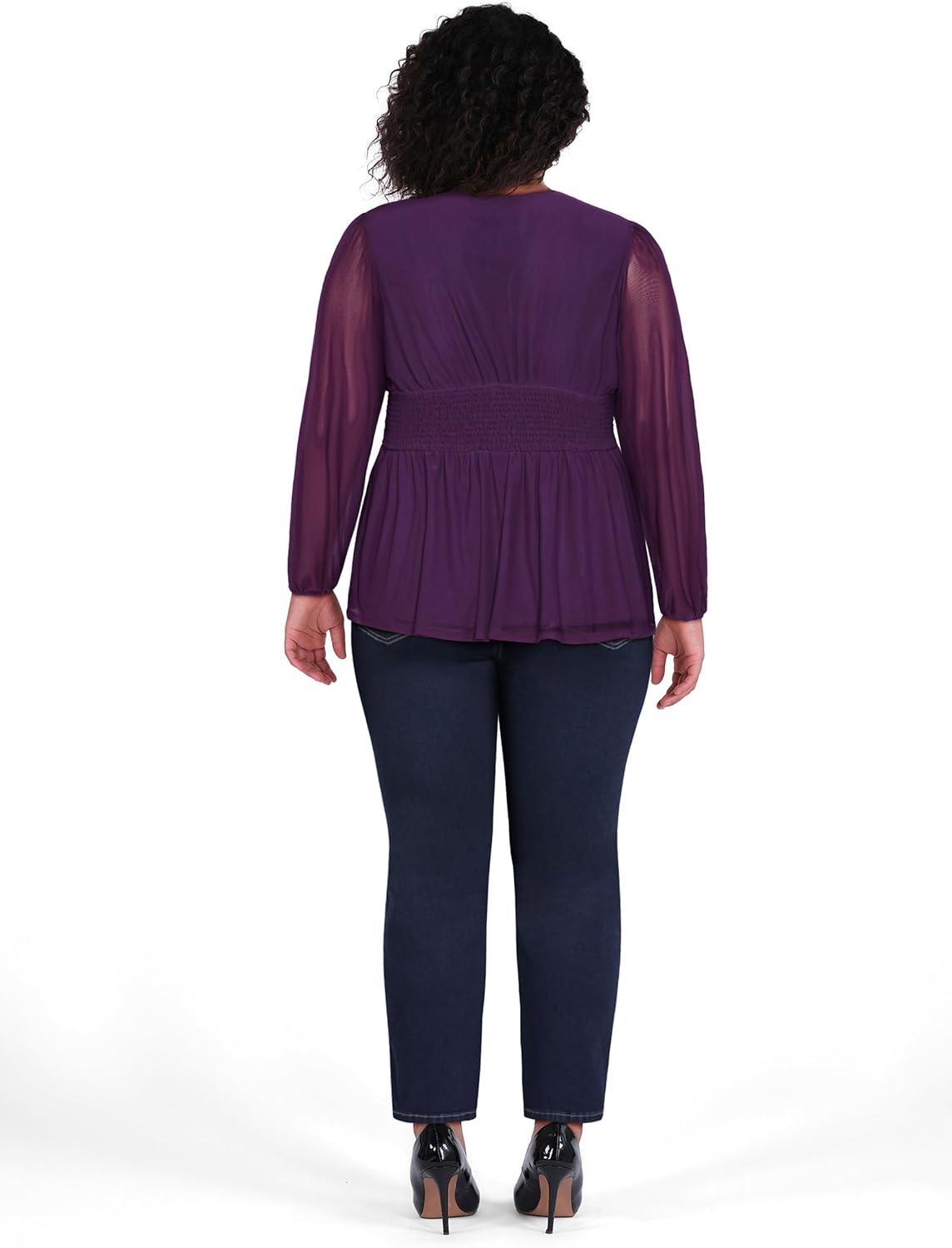 image:imageCity Chic Womens Plus Size Top NiaPurple