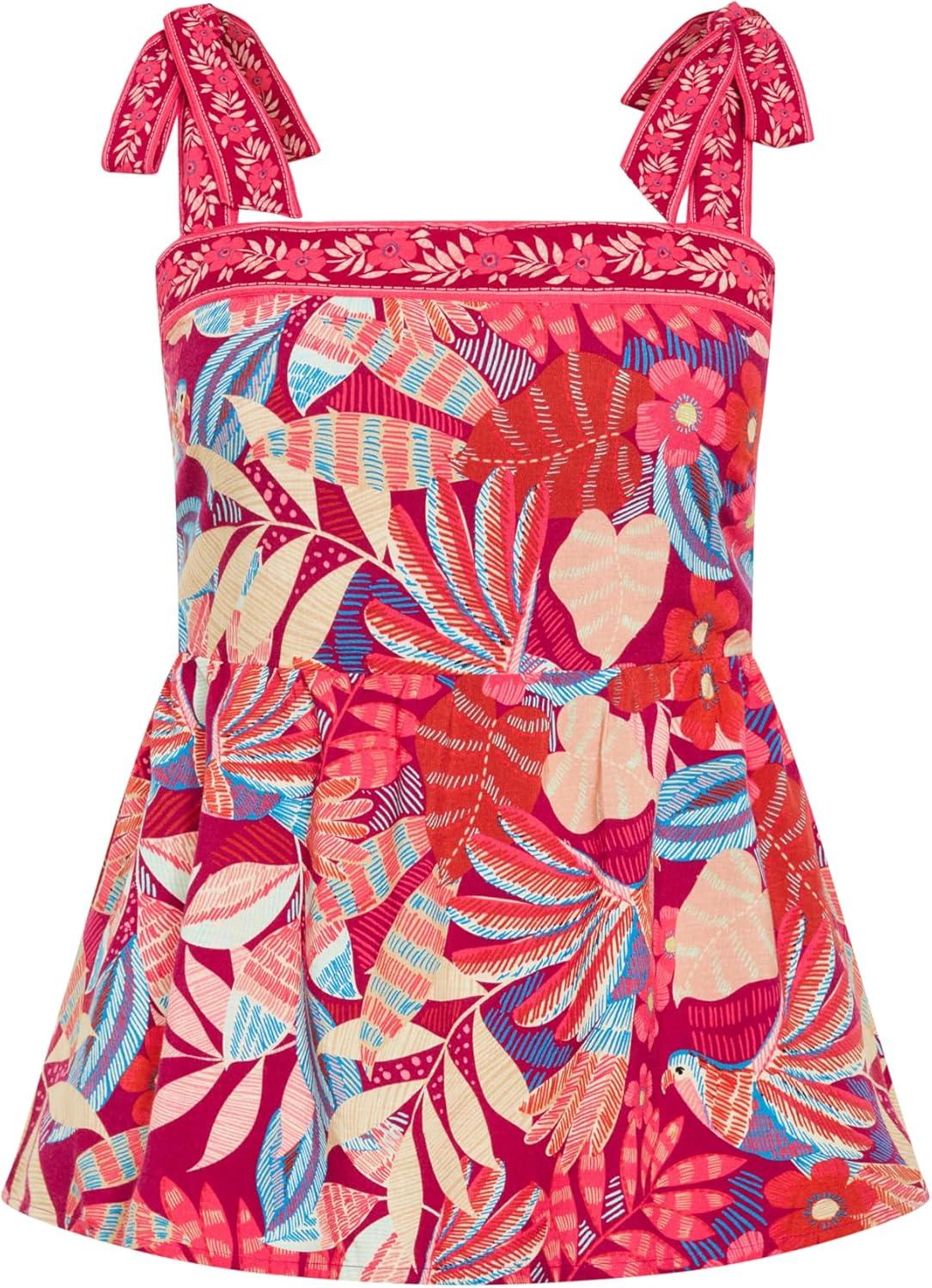 image:imageCity Chic Womens Plus Size Top Paradiso Print