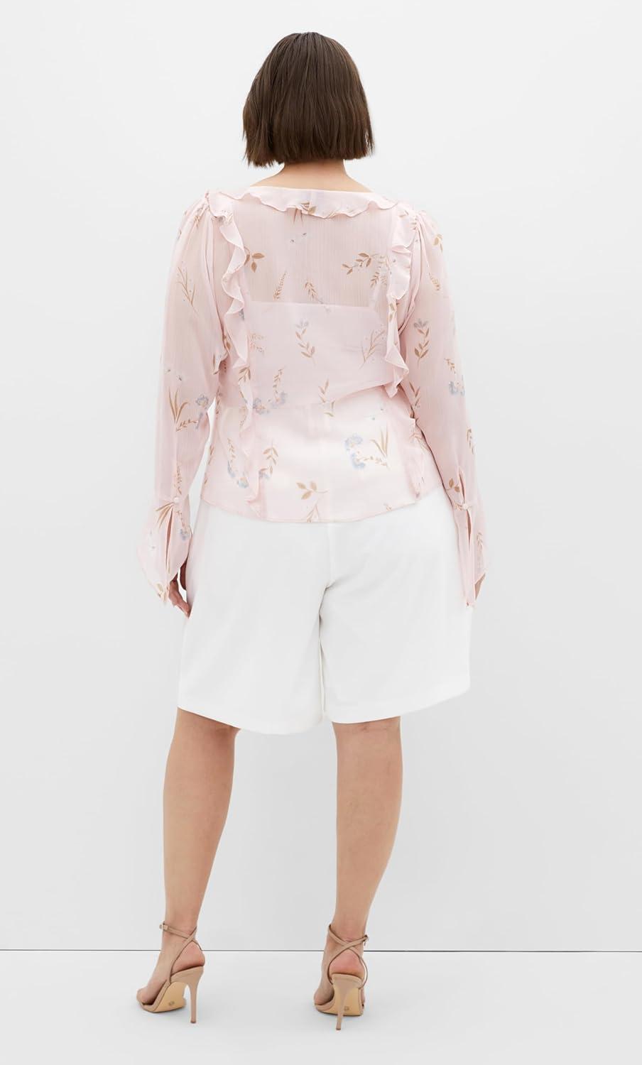 image:imageCity Chic Womens Plus Size Top Sweet NothingsAria Floral