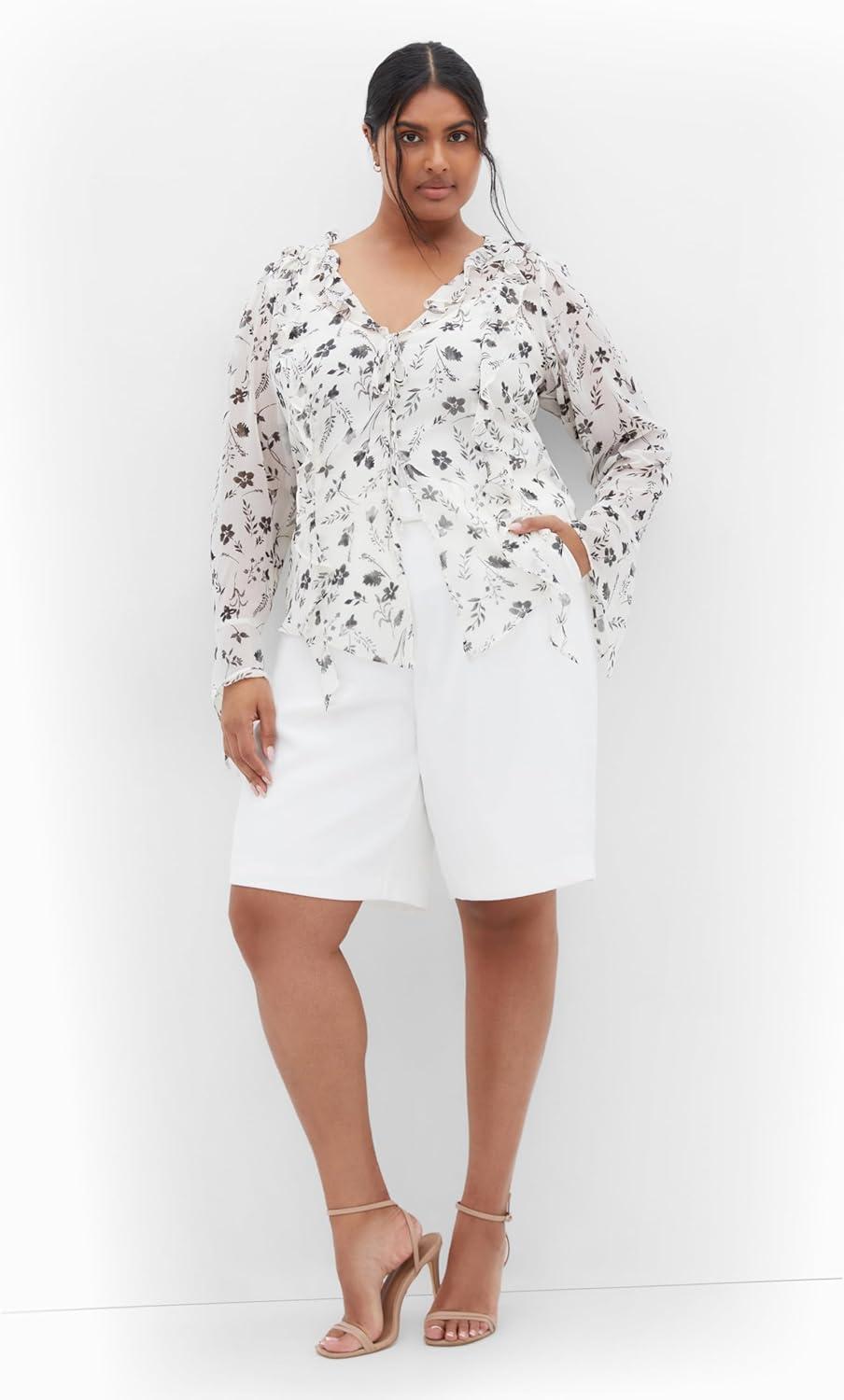image:imageCity Chic Womens Plus Size Top Sweet NothingsAria Mono