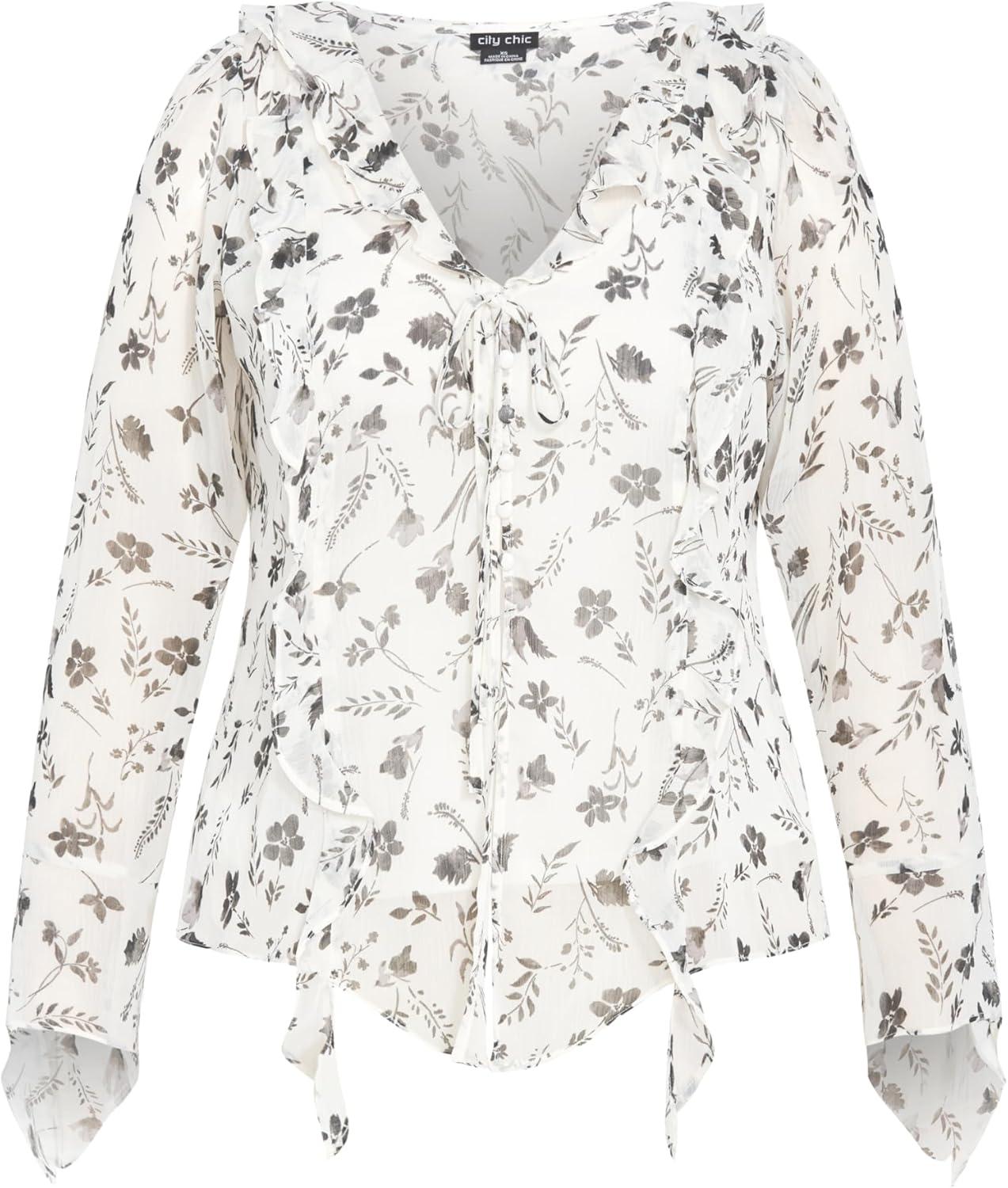 image:imageCity Chic Womens Plus Size Top Sweet NothingsAria Mono
