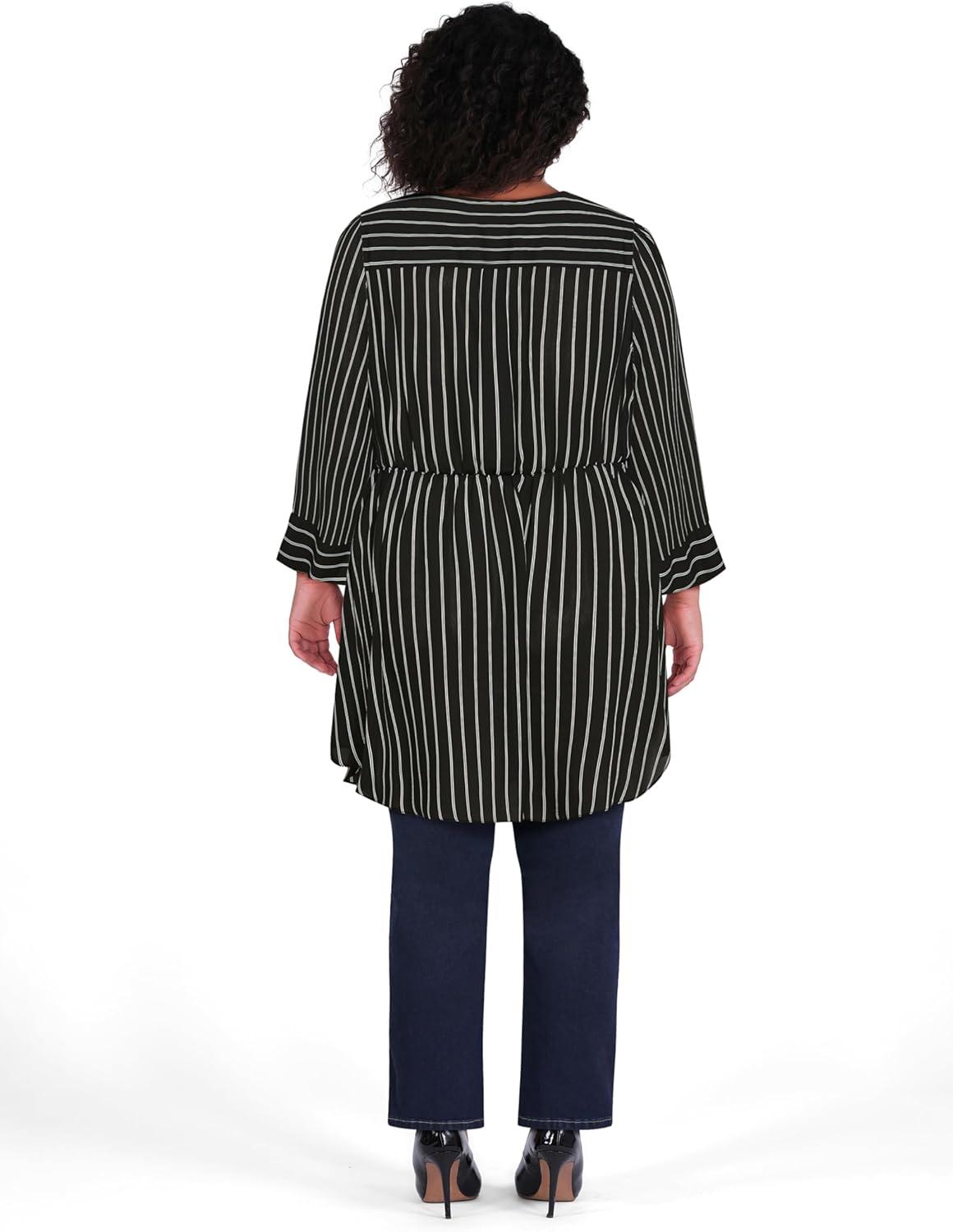image:imageCity Chic Womens Plus Size Top YaraStripe