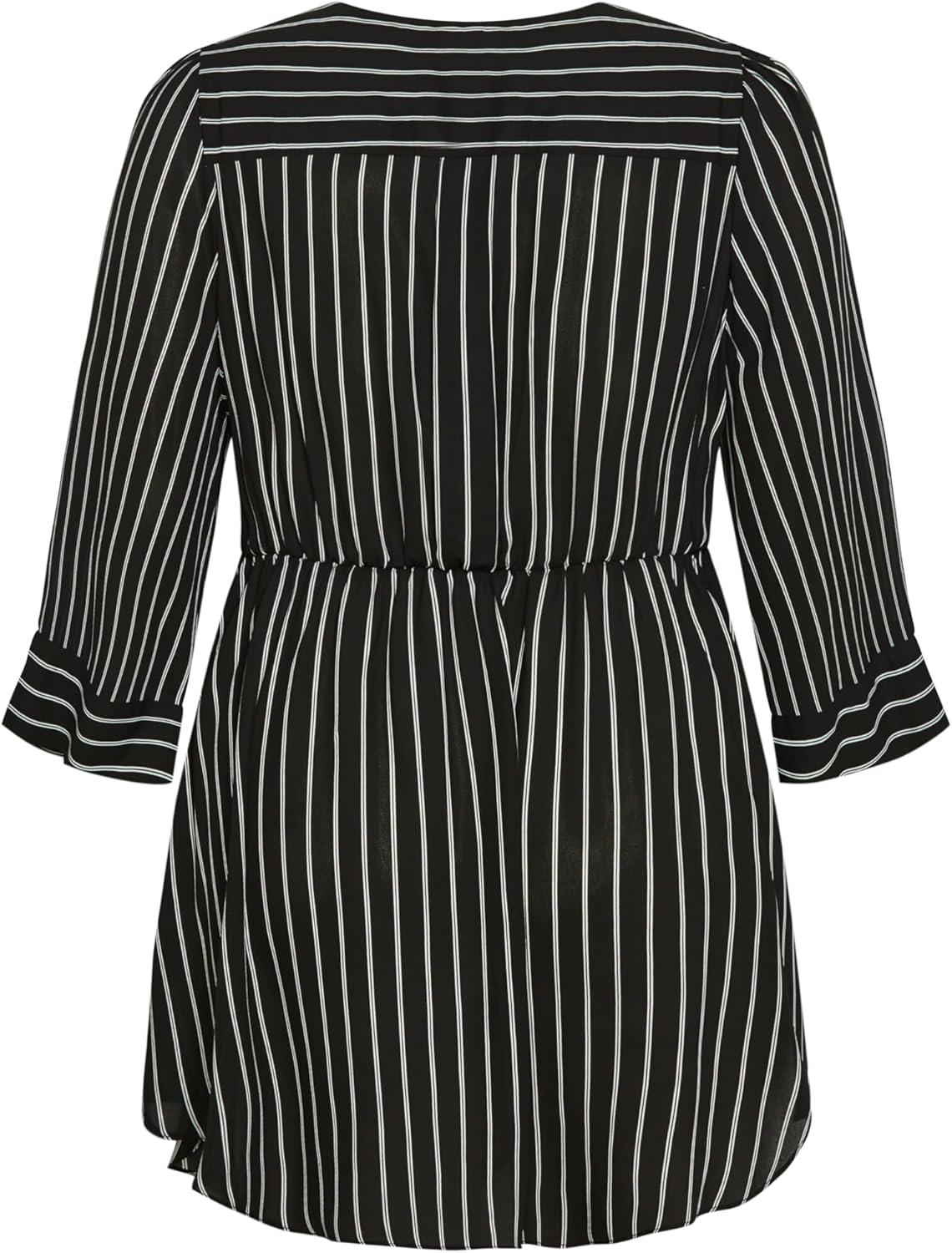 image:imageCity Chic Womens Plus Size Top YaraStripe