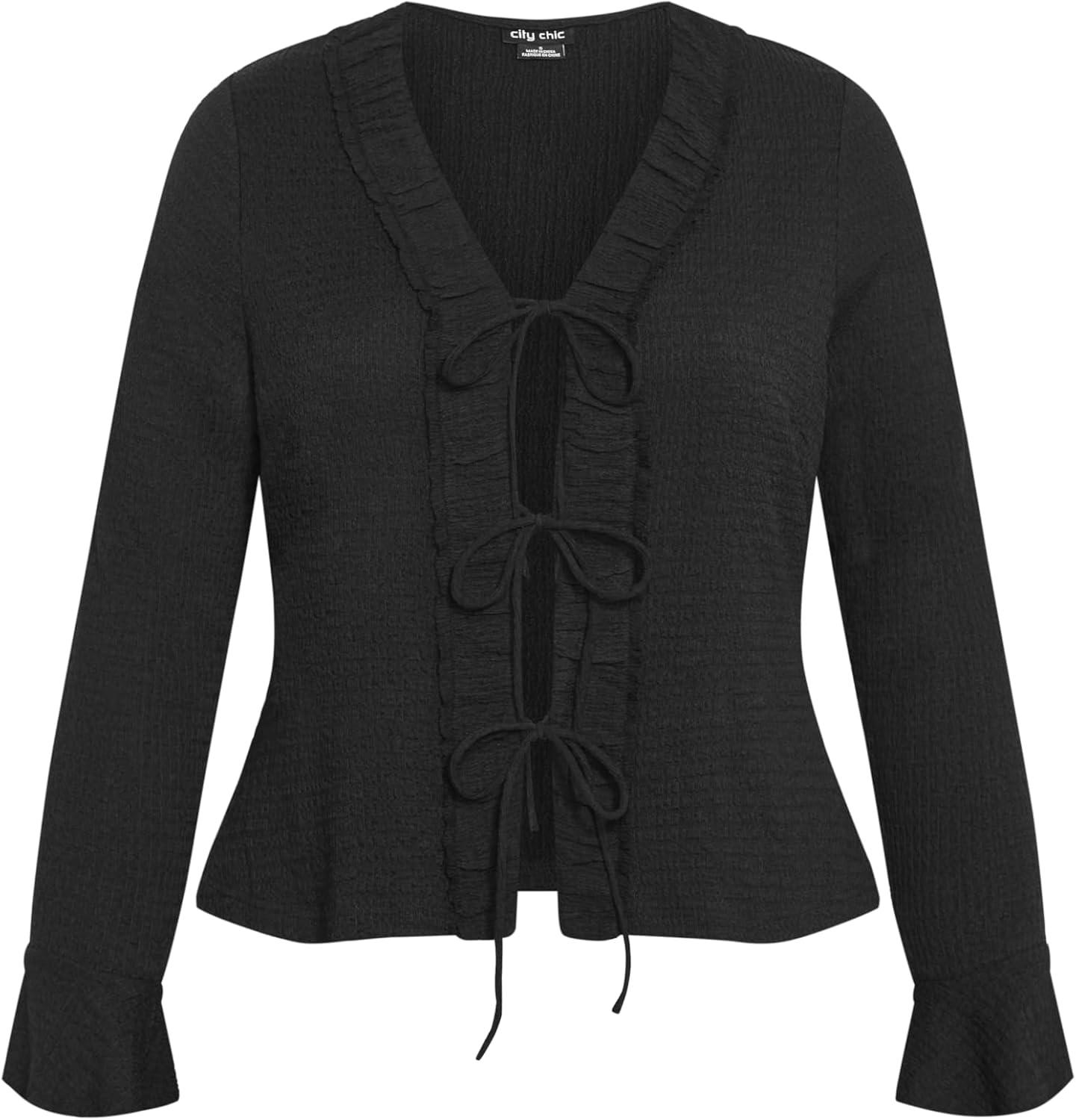 image:imageCity Chic Womens Plus Size Top CharmaineBlack