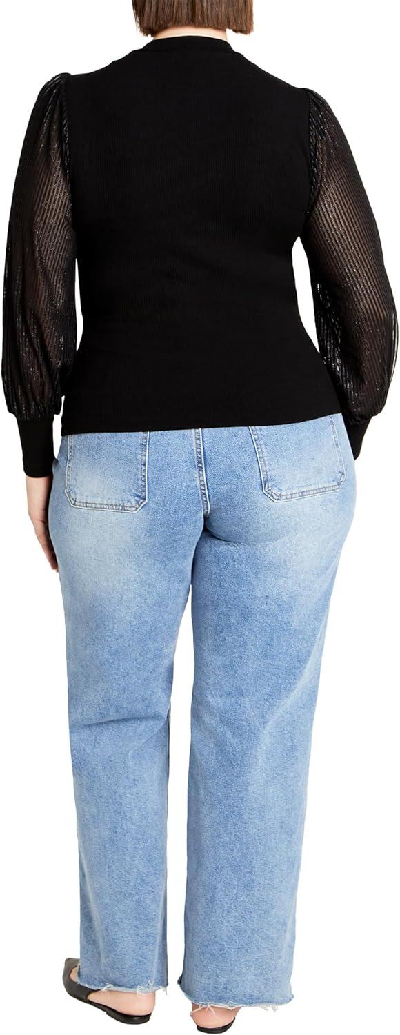image:imageCity Chic Womens Plus Size Top TarynnBlack