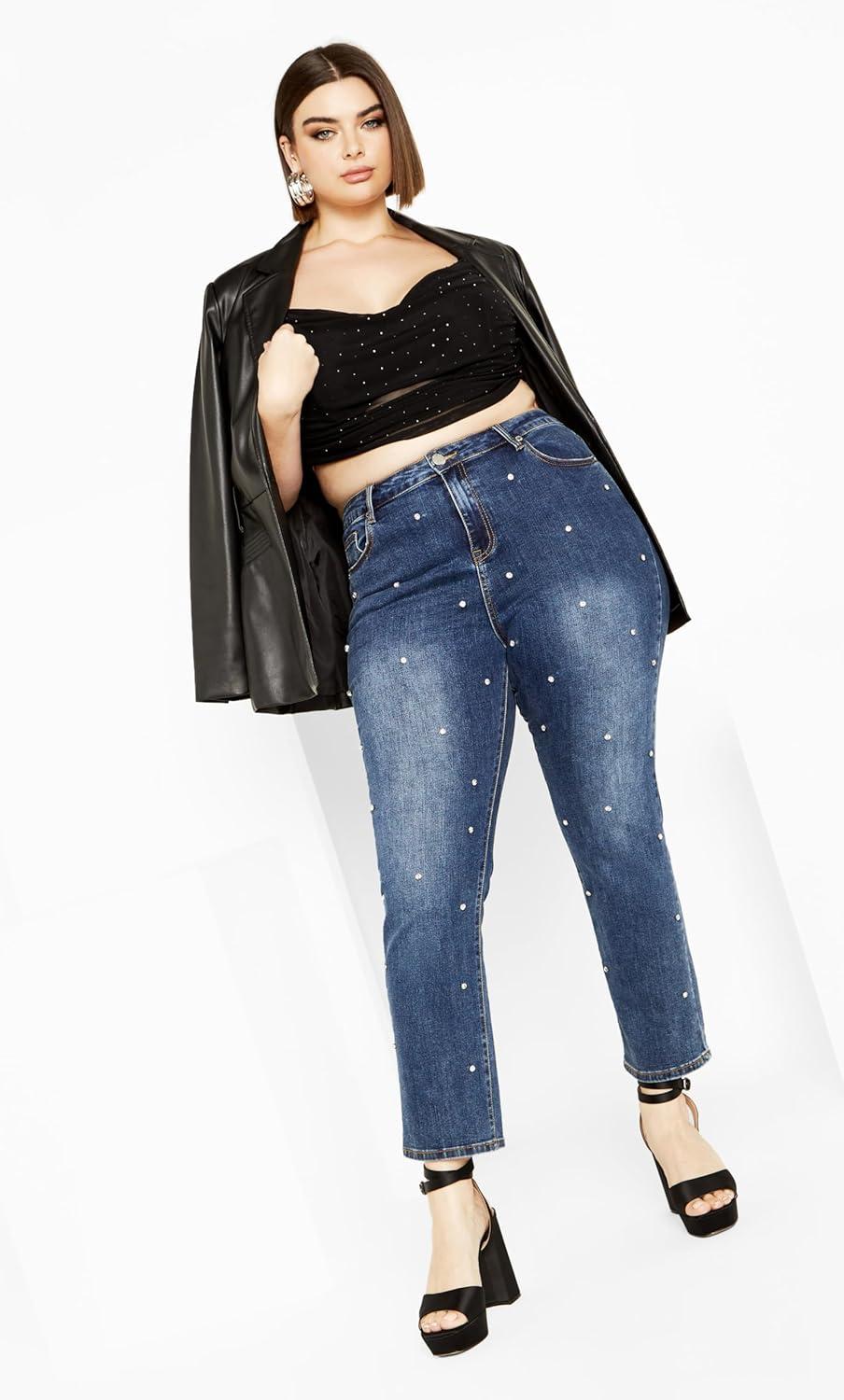 image:imageCity Chic Womens Plus Size TopKieraBlack