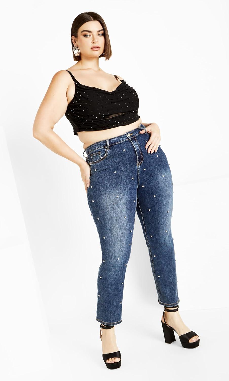 image:imageCity Chic Womens Plus Size TopKieraBlack