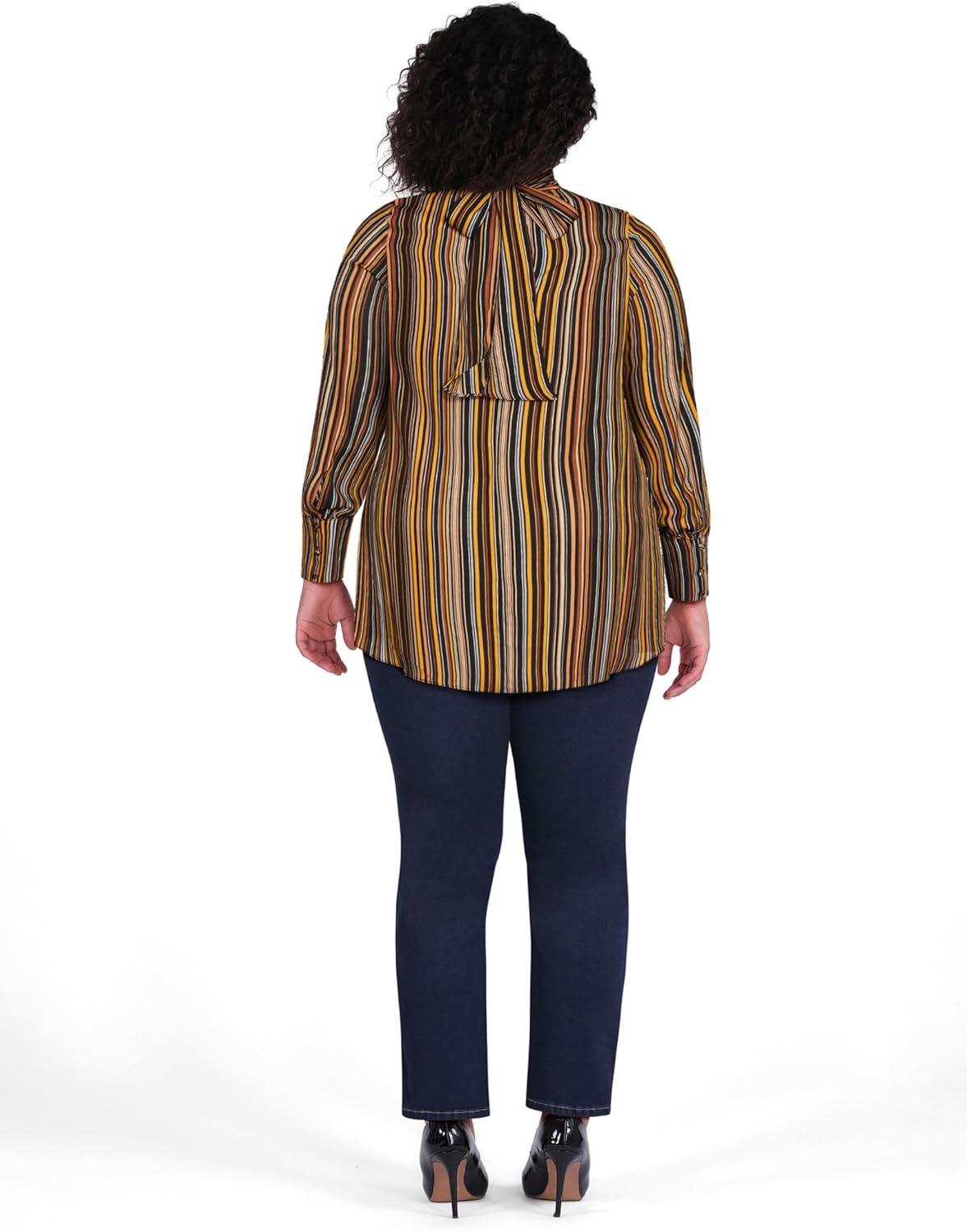 image:imageCity Chic Womens Plus Size Tunic Stripe PrintStripe