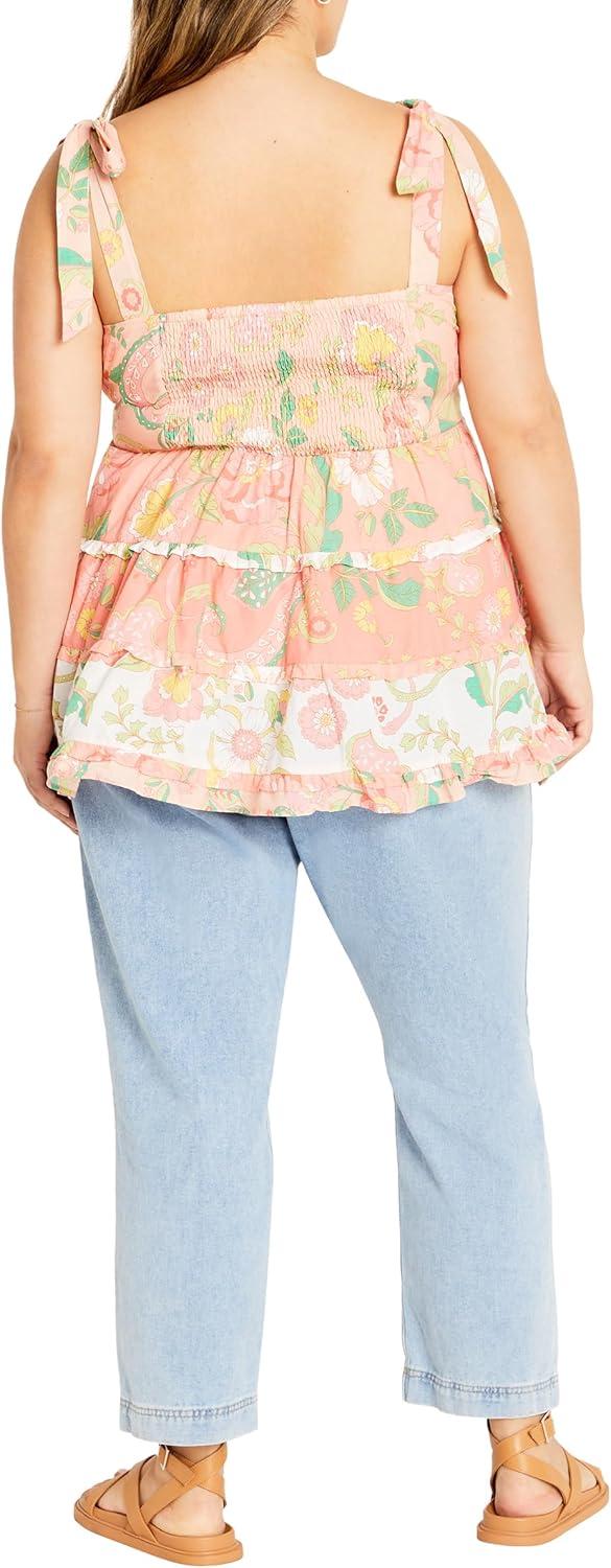 image:imageCity Chic Womens Plus Size Tunic CleoBellini Splice