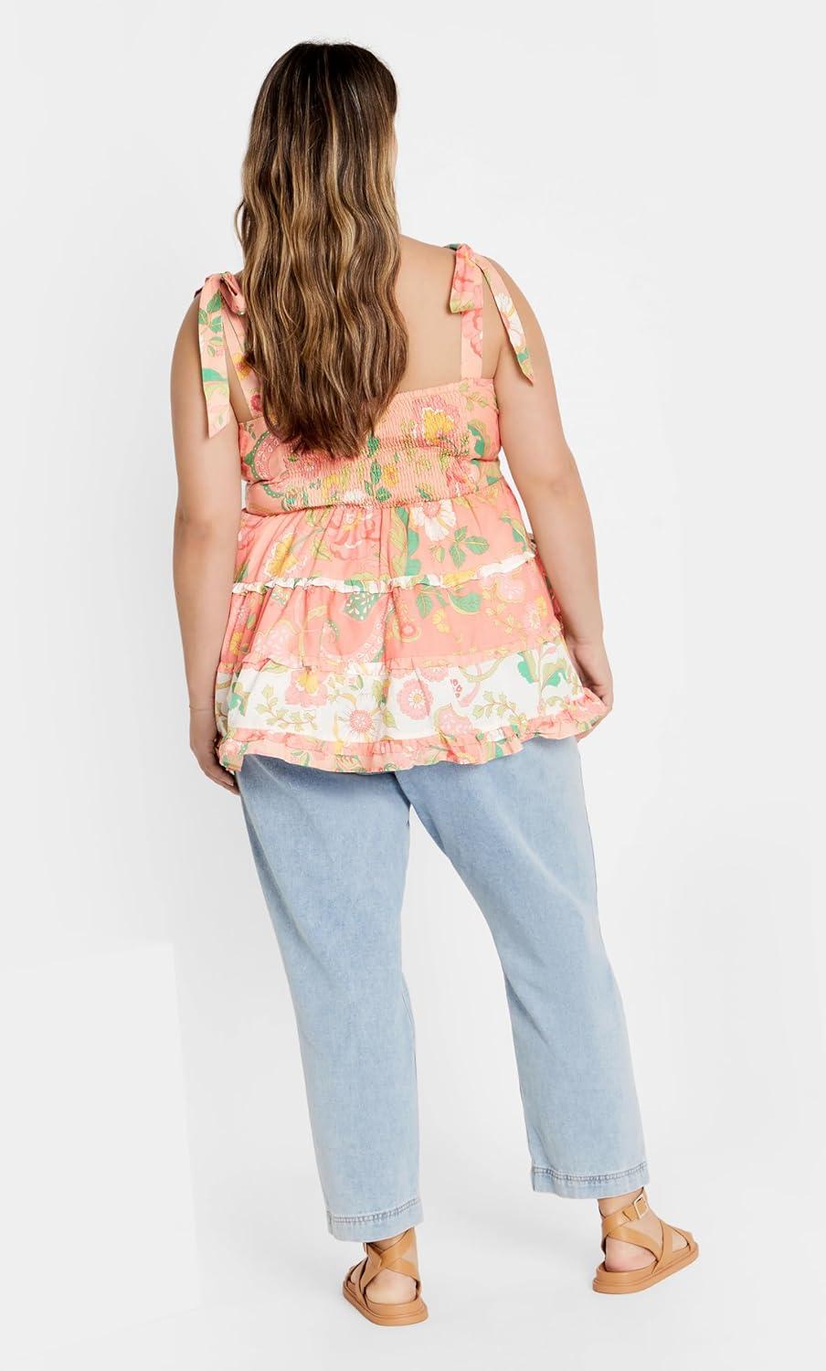 image:imageCity Chic Womens Plus Size Tunic CleoBellini Splice