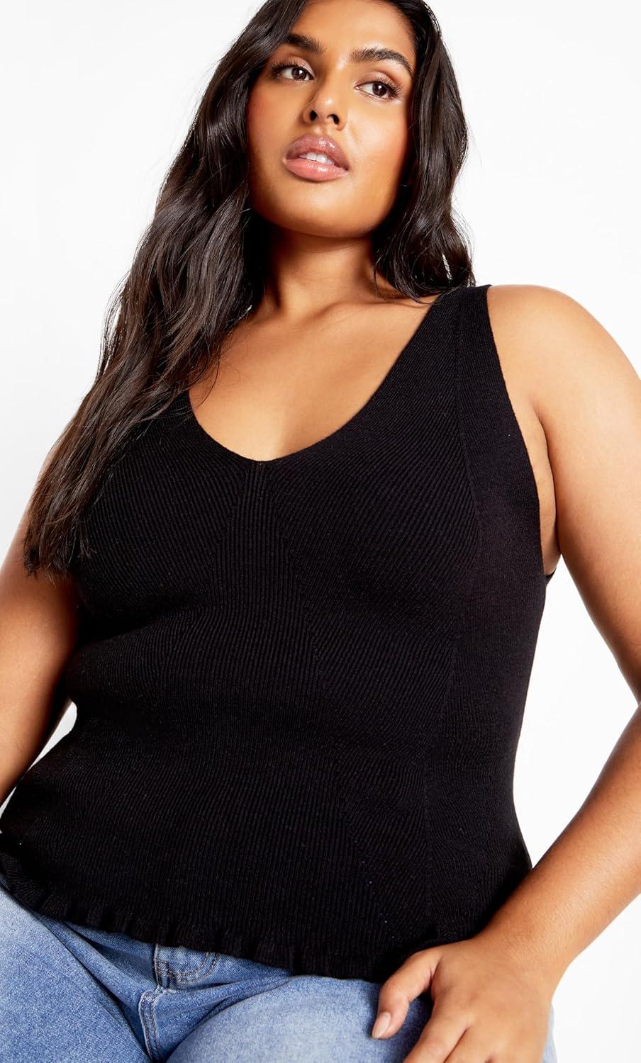 image:imageCity Chic Womens Sammie TopBlack