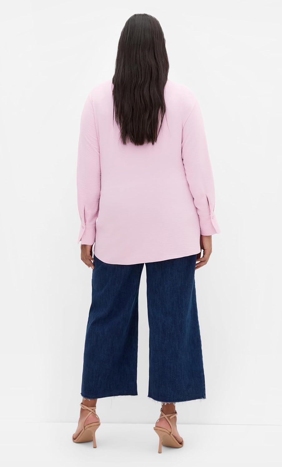 image:imageCity Chic Womens ShirtTelia Side TieSoft Pink