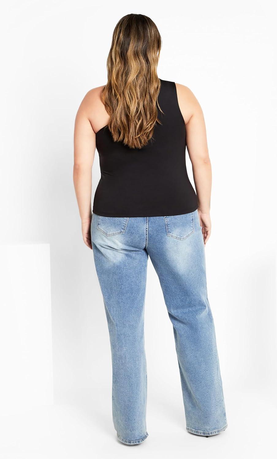 image:imageCity Chic Womens Swept Away TopBlack
