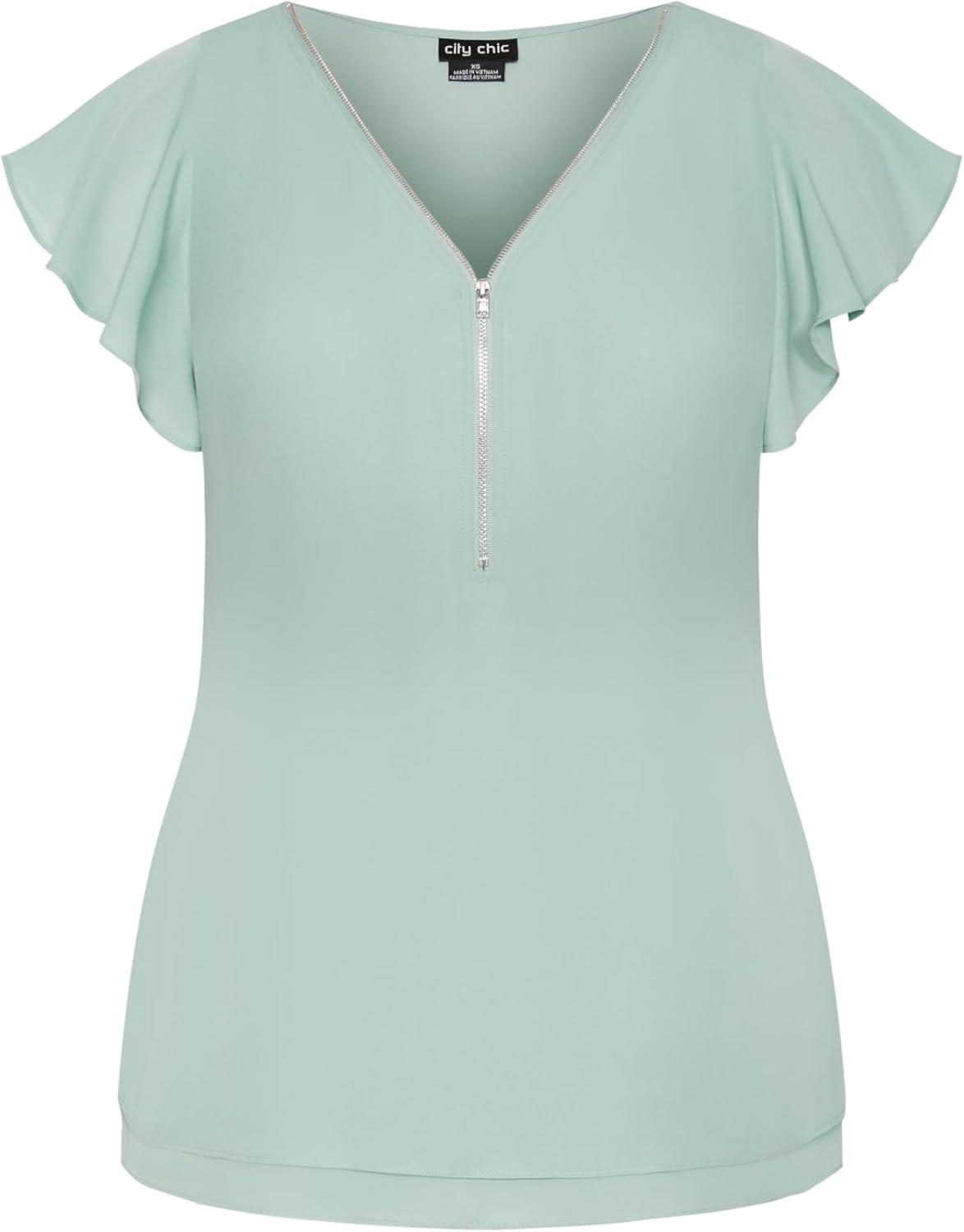 image:imageCity Chic Womens Top FlorrieBlue