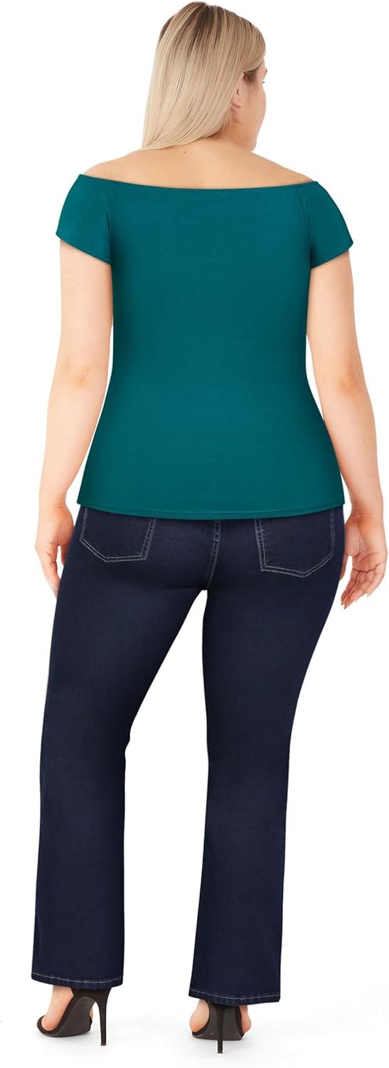 image:imageCity Chic Womens Top Isla Off ShoulderBlue