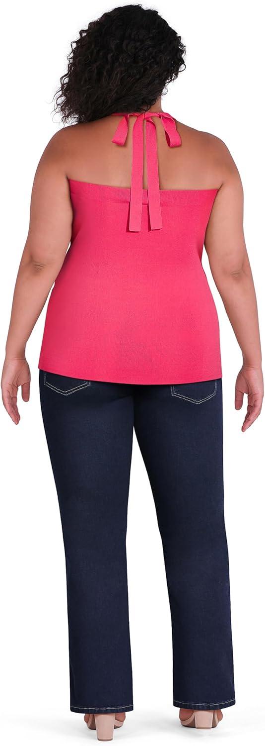image:imageCity Chic Womens Top RuffleVibrant Pink