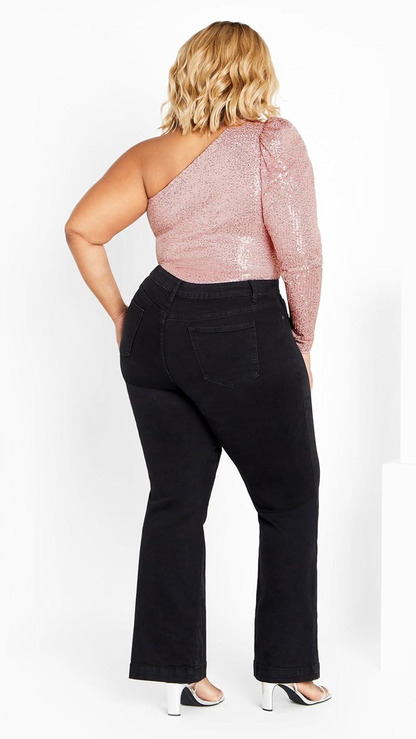 image:imageCity Chic womens Plus Size Bodysuit KatelynSoft Pink