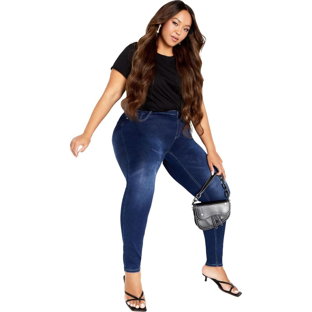 image:imageCITY CHIC Womens Plus Size Harley Skinny Jean