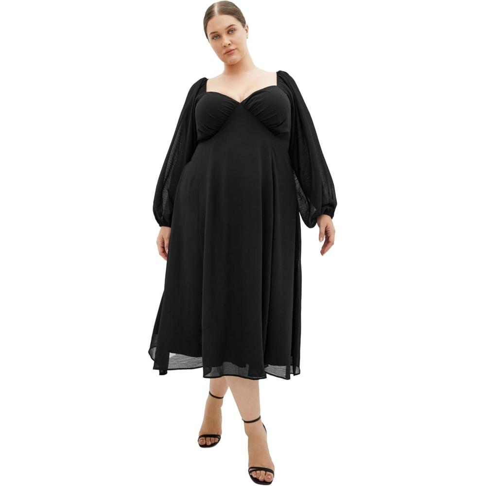 image:imageCity Chic Womens Dress  Flirty MidiBlack