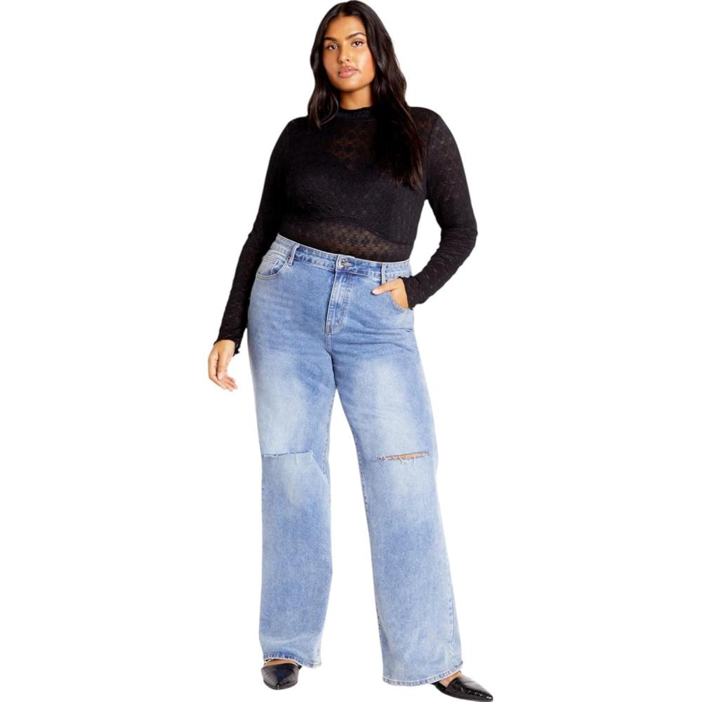 image:imageCity Chic Womens Plus Size Bodysuit ConstanceBlack
