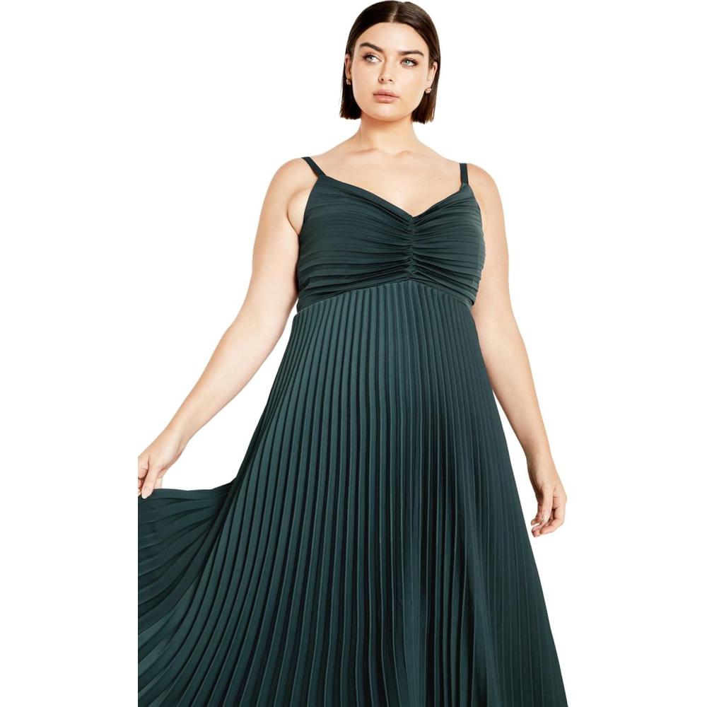 image:imageCity Chic Womens Plus Size Cocktail Dress  Ariana MaxiEmerald