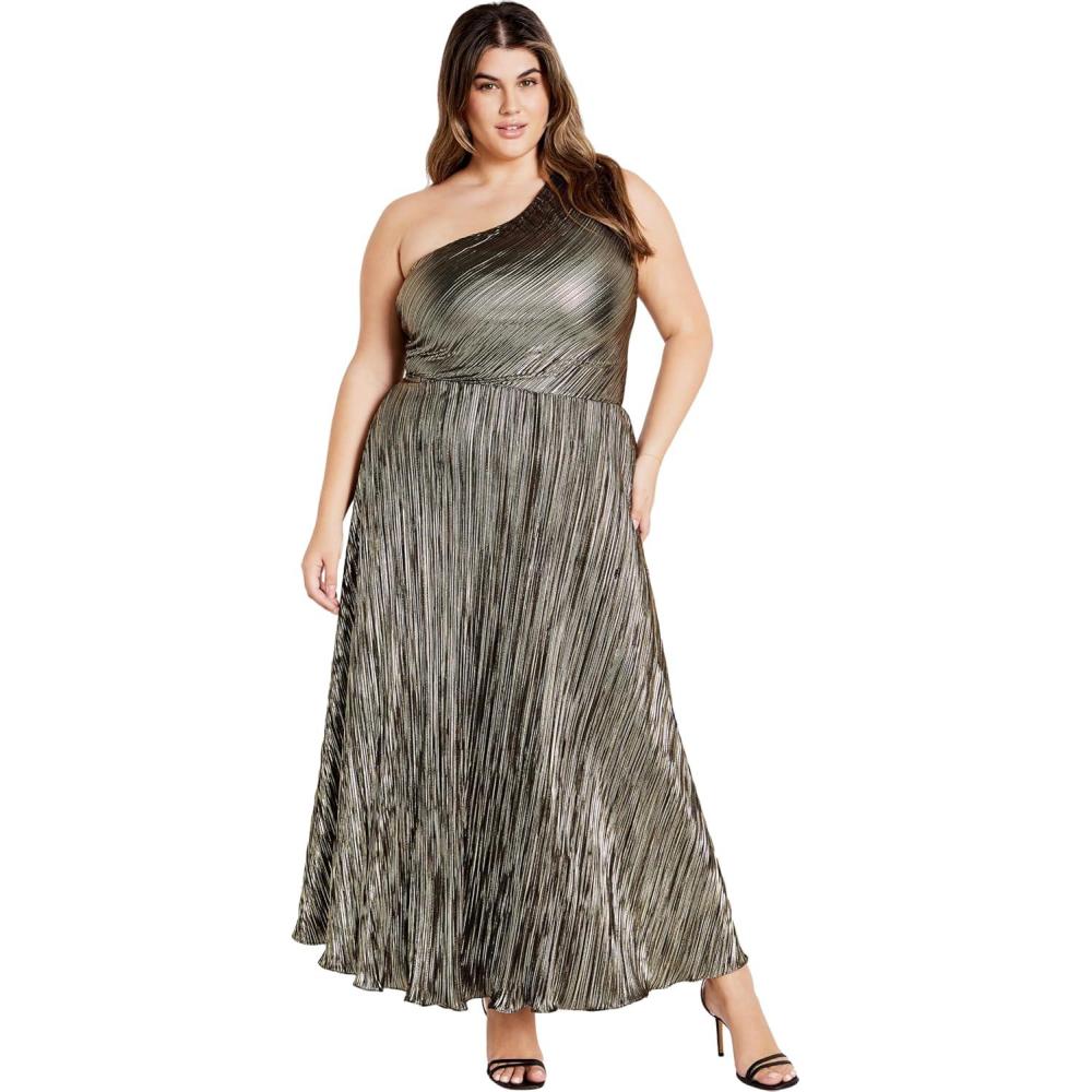 image:imageCity Chic Womens Plus Size Cocktail Dress  KamilaBronze