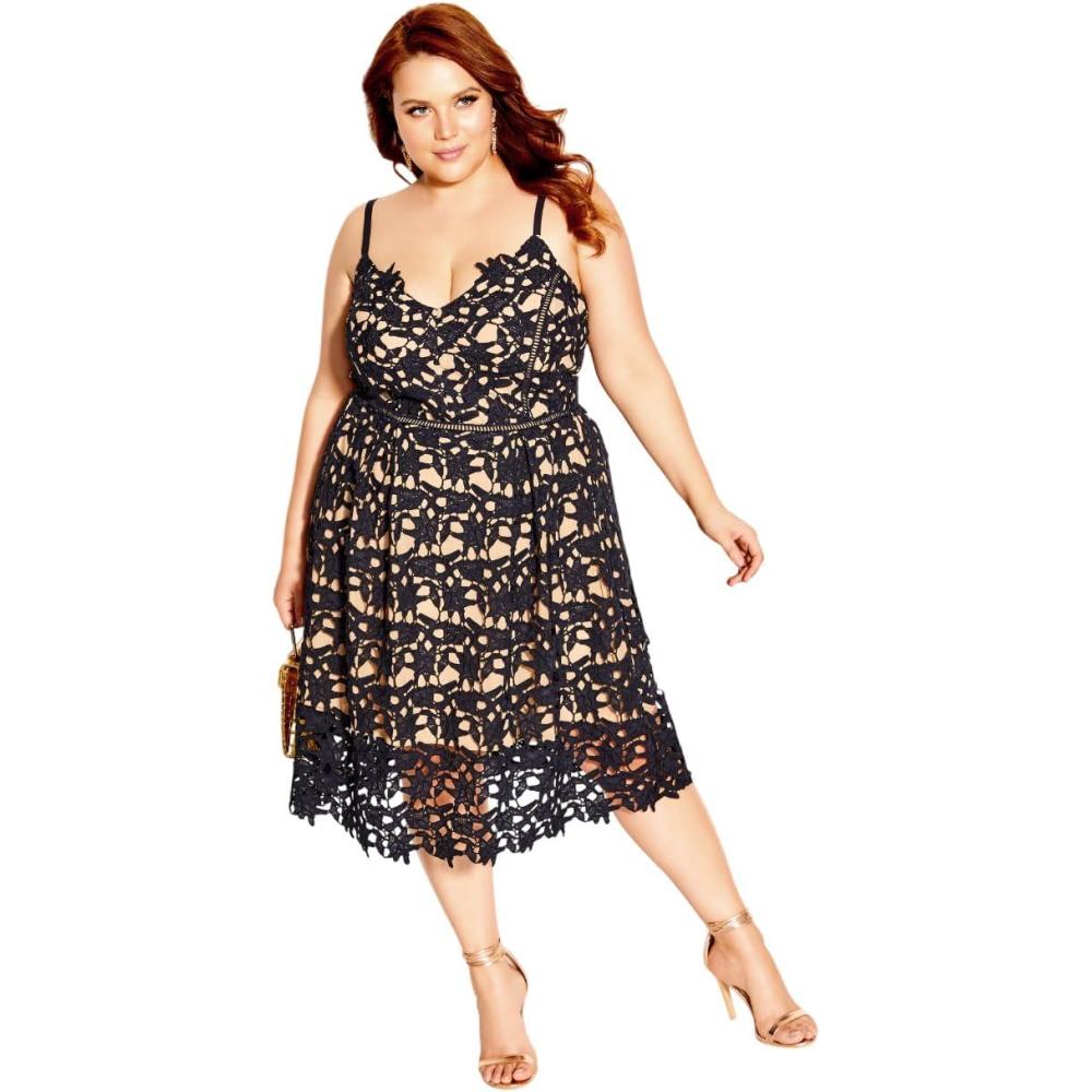image:imageCity Chic Womens Plus Size Cocktail Dress So FancyNavy