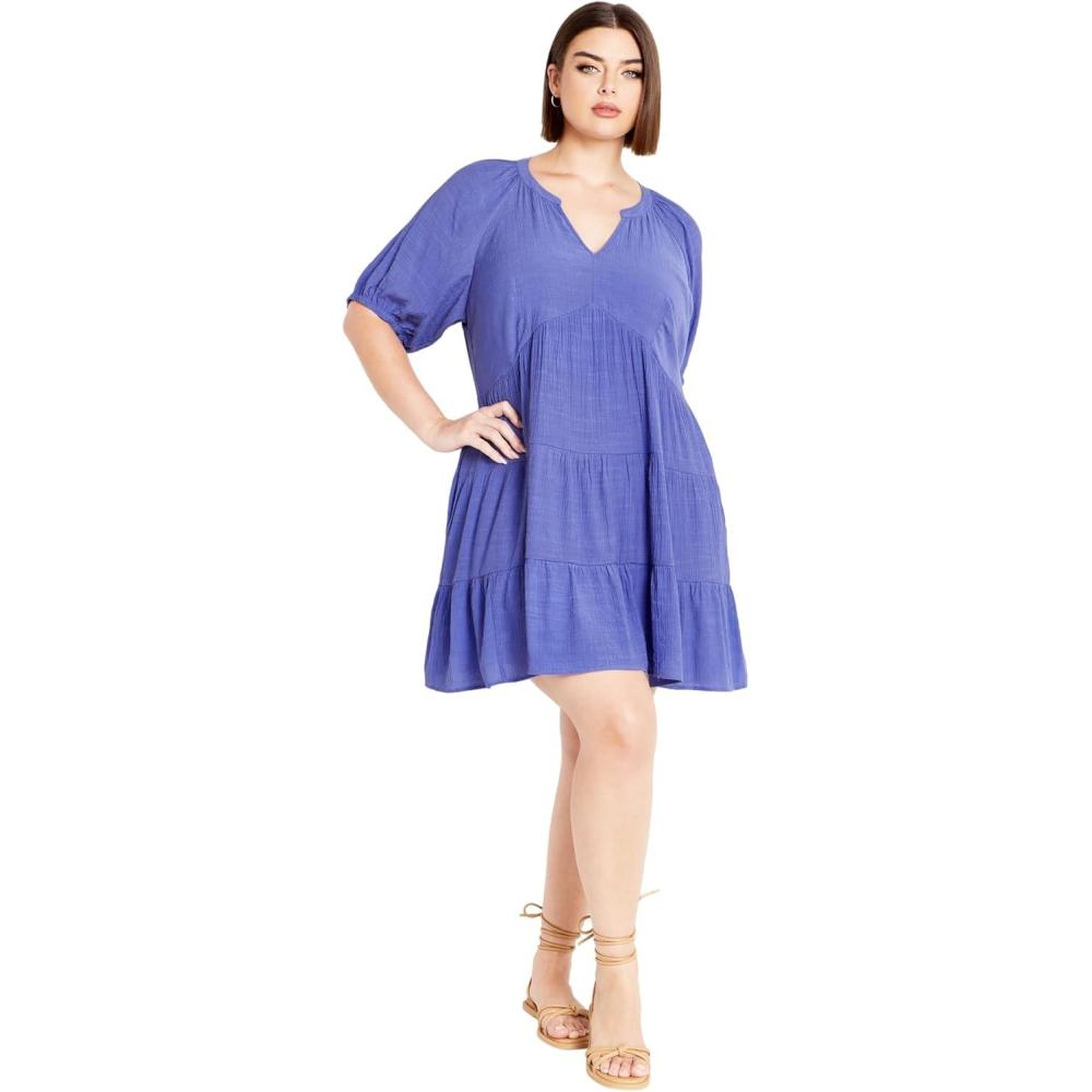 image:imageCity Chic Womens Plus Size Dress  KaraAmethyst