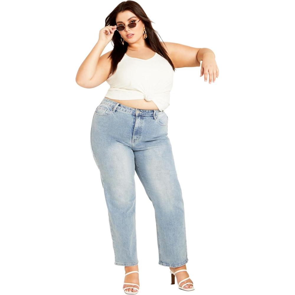 image:imageCity Chic Womens Plus Size Jean Harley AyeshaDenim