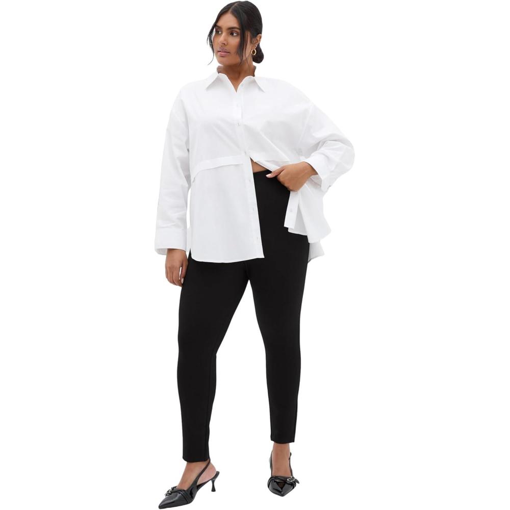 image:imageCity Chic Womens Plus Size Leggings Cora PonteBlack