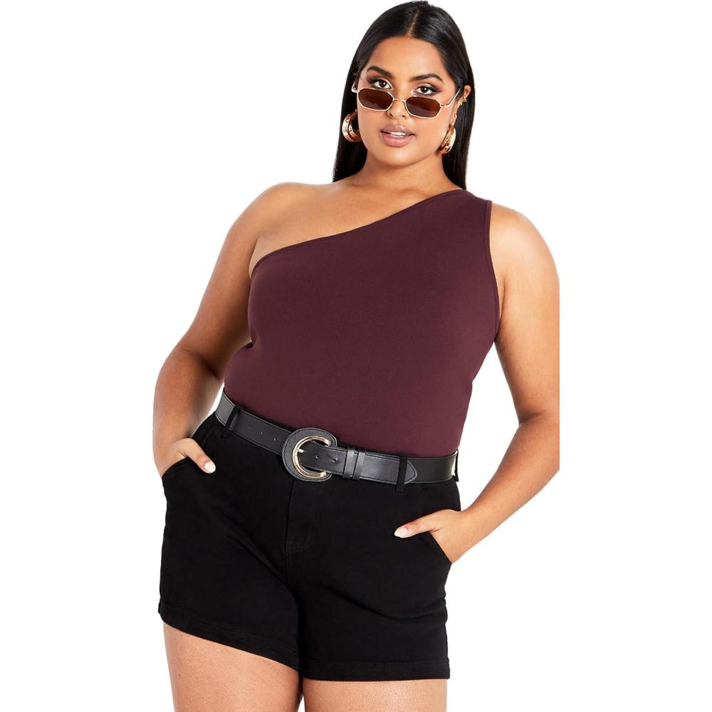 image:imageCity Chic Womens Plus Size Louisa TopFudge