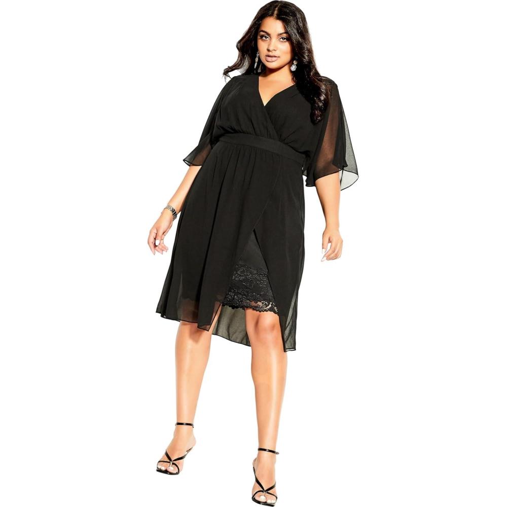 image:imageCity Chic Womens Plus Size Love Affair DressBlack