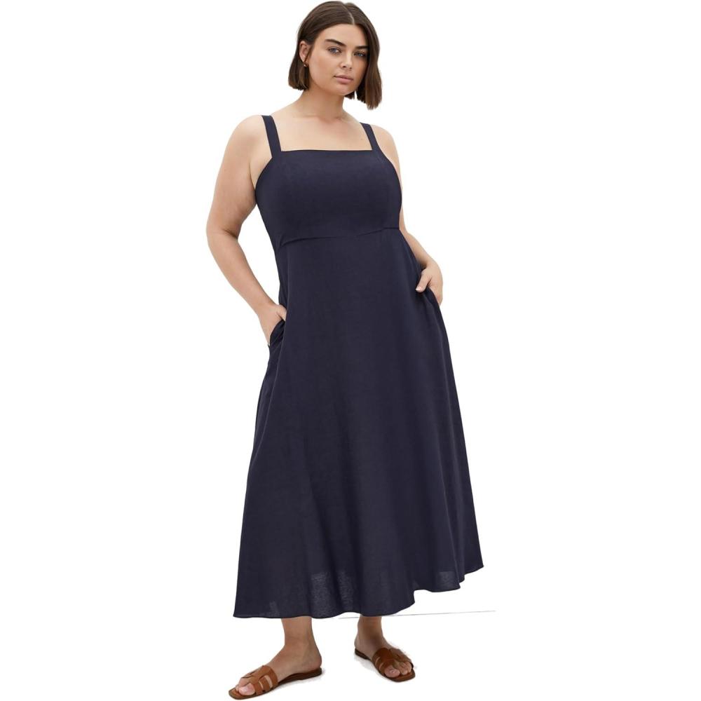 image:imageCity Chic Womens Plus Size Maxi Dress  CollinsNavy