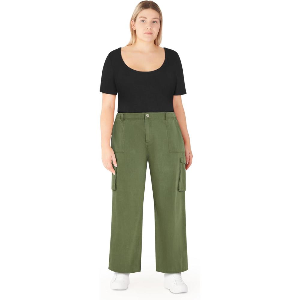 image:imageCity Chic Womens Plus Size Pants ArmaniOlive
