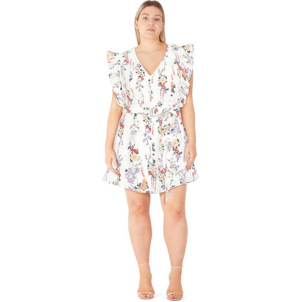 image:imageCity Chic Womens Plus Size Playsuit  Fay PrintFloral