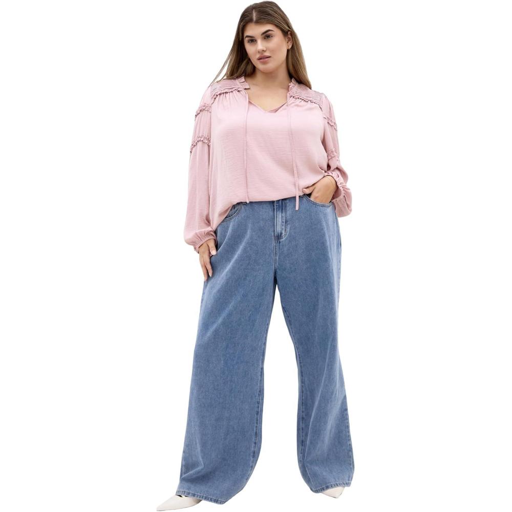 image:imageCity Chic Womens Plus Size Shirt  Drama QueenSoft Rose