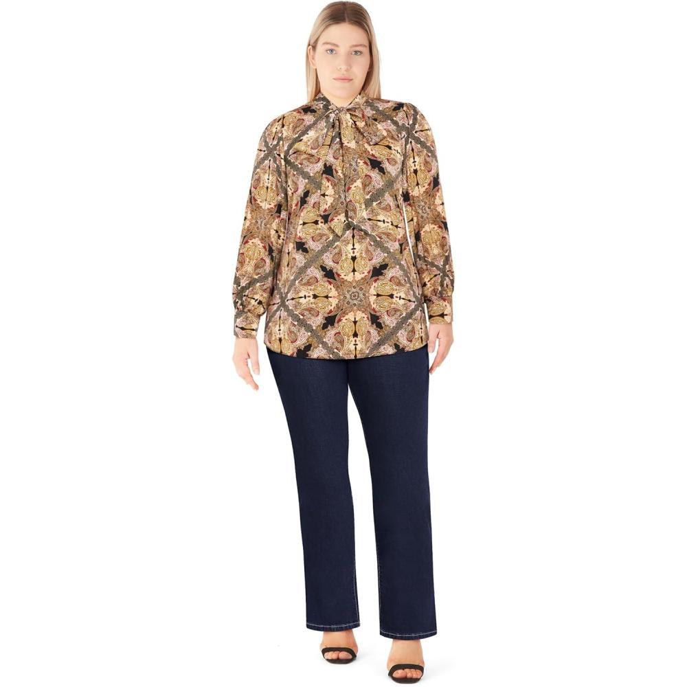 image:imageCity Chic Womens Plus Size Shirt  MylahPaisley