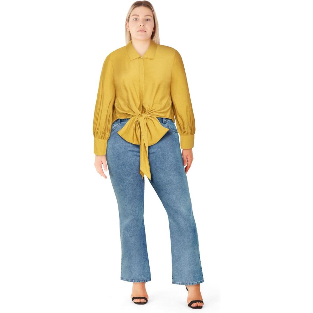 image:imageCity Chic Womens Plus Size Shirt WinnieOld Gold