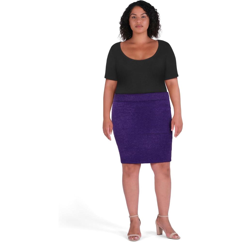 image:imageCity Chic Womens Plus Size Skirt  IvannaPurple